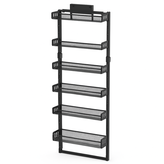 Over The Door Pantry Organizer 6-Tier for Door Mount