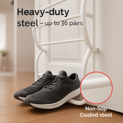 Over-the-Door 12-Shelf Shoe Rack Organizer