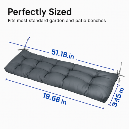 Bench Seat Cushion for Indoor/Outdoor Furniture
