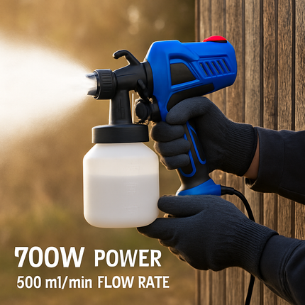 Electric Paint Sprayer with 3 Patterns and 800ml Cup