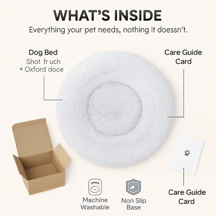 Pet Dog Bed: Warm Plush Nest for Dogs & Cats