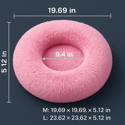 Pet Dog Bed: Warm Plush Nest for Dogs & Cats
