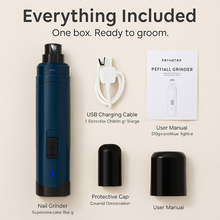 Nail Grinder with Adjustable Dual Speeds