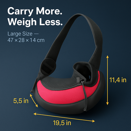 Pet Carrier Sling Bag: Hands-Free Comfort for Small Pets