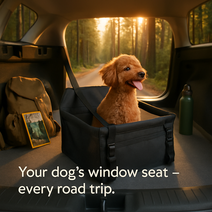 Dog Booster Car Seat for Small to Medium Pets — Safe Travel