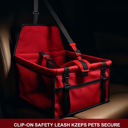 Dog Booster Car Seat for Small to Medium Pets — Safe Travel