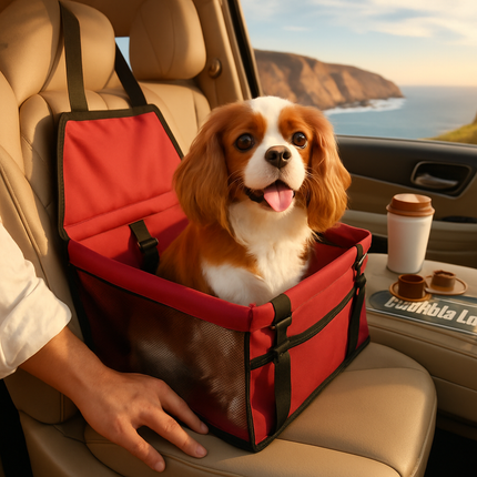 Dog Booster Car Seat for Small to Medium Pets — Safe Travel