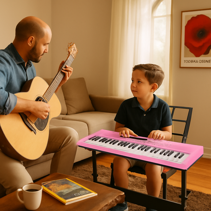 61-Key Digital Music Keyboard for Kids with Stand