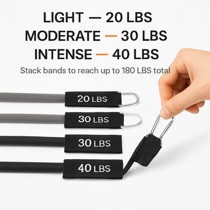 Pilates Bar Kit with Resistance Bands for Full Body Toning