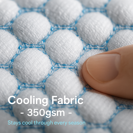 Shredded Memory Foam Pillow - Adjustable, Cooling, Washable