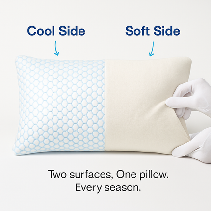 Shredded Memory Foam Pillow - Adjustable, Cooling, Washable
