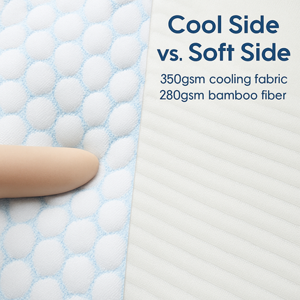 Shredded Memory Foam Pillow - Adjustable, Cooling, Washable