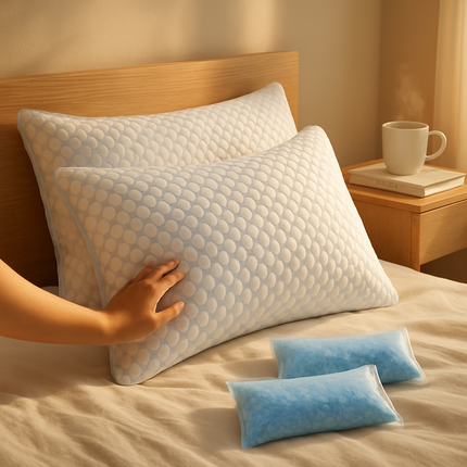 Shredded Memory Foam Pillow - Adjustable, Cooling, Washable