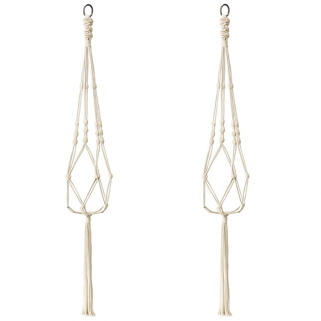 Plant Hanger Net Bag for Round/Square Pots 4-11in