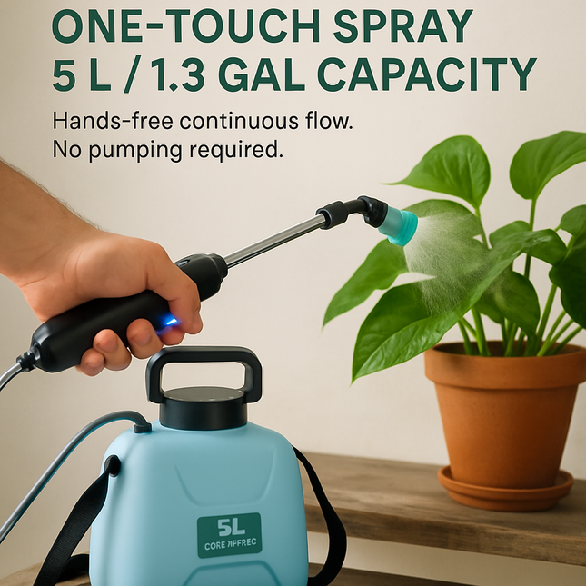 Electric Plant Sprayer with Telescopic Rod, Rechargeable