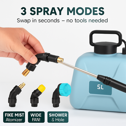 Electric Plant Sprayer with Telescopic Rod, Rechargeable