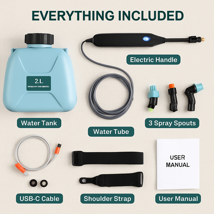 Electric Plant Sprayer with Telescopic Rod, Rechargeable