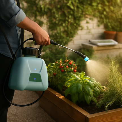 Electric Plant Sprayer with Telescopic Rod, Rechargeable