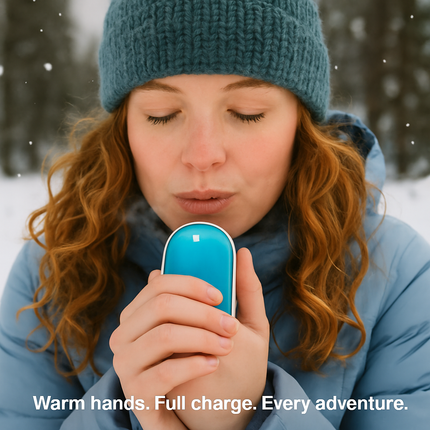 Portable Hand Warmer with Double-Sided Heating