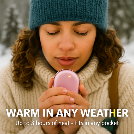 Portable Hand Warmer with Double-Sided Heating