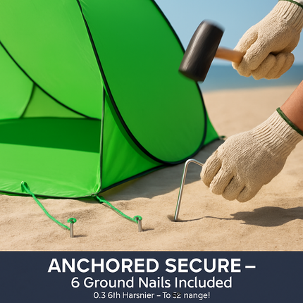 Pop Up Beach Tent UV Shelter for 2-3 with Net Window