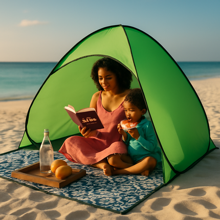 Pop Up Beach Tent UV Shelter for 2-3 with Net Window