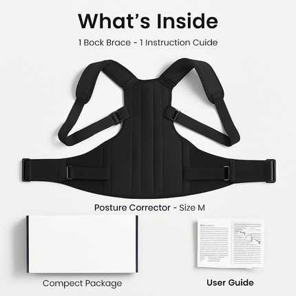 Posture Corrector for Women and Men - Adjustable Back Brace