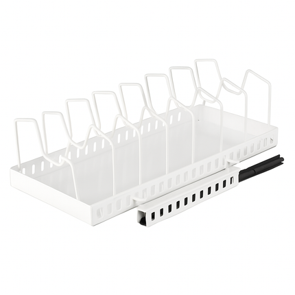 Pots and Pans Organizer with Adjustable Dividers