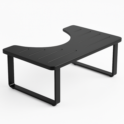 Wooden Metal Potty Stool for Adults and Children