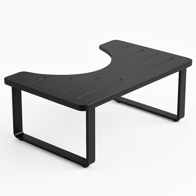 Wooden Metal Potty Stool for Adults and Children