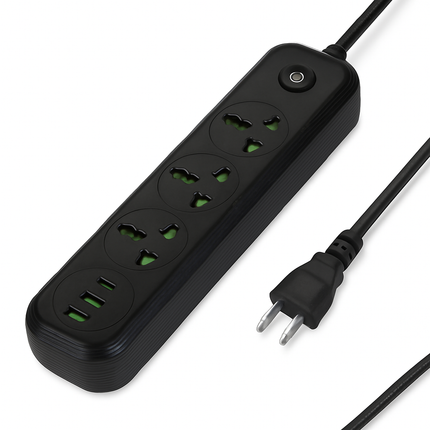 Power Strip with USB Ports and Wall Mount