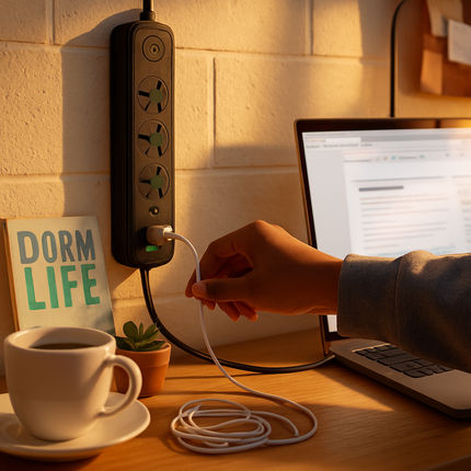 Power Strip with USB Ports and Wall Mount