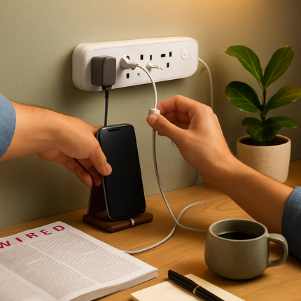 Power Strip with USB Ports and Wall Mount