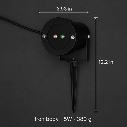 Outdoor Laser Projector Light with 2-Color Firefly Effects