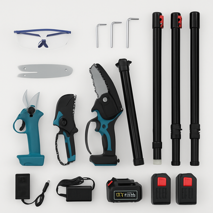4-in-1 Cordless Pruning Shear & Chainsaw Tool