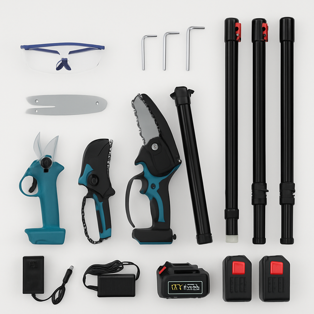 4-in-1 Cordless Pruning Shear & Chainsaw Tool