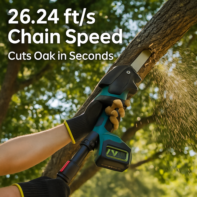 4-in-1 Cordless Pruning Shear & Chainsaw Tool