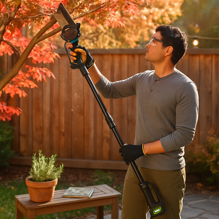 4-in-1 Cordless Pruning Shear & Chainsaw Tool