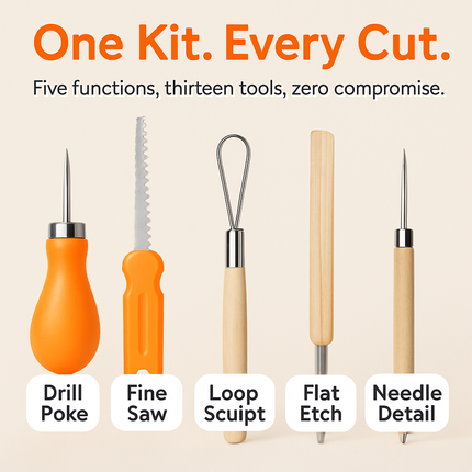 Halloween Pumpkin Carving Kit with All Tools