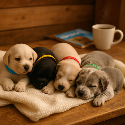 Whelping Puppy ID Collars for Quick, Clear Identification