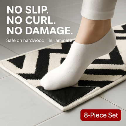 Area Rug Gripper Pad Triangular Non-Slip Corners