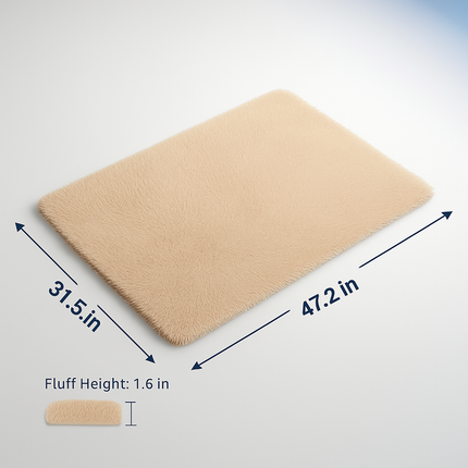 Fluffy Bedroom Rug: Plush Shag for Cozy Floors