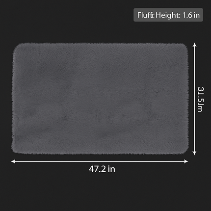 Fluffy Bedroom Rug: Plush Shag for Cozy Floors