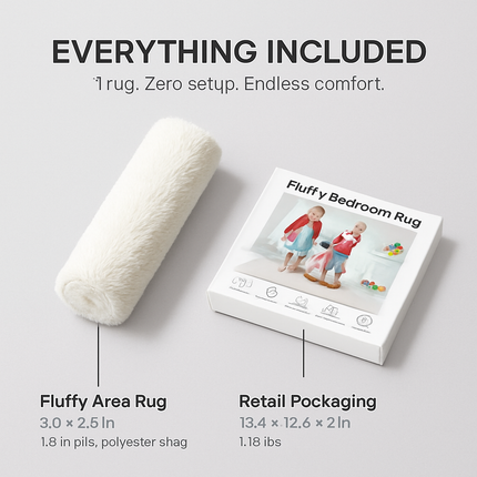 Fluffy Bedroom Rug: Plush Shag for Cozy Floors