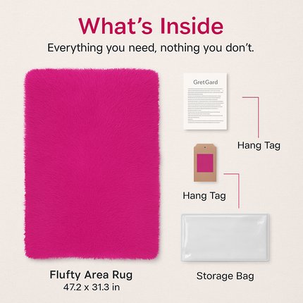 Fluffy Bedroom Rug: Plush Shag for Cozy Floors