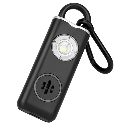 Rechargeable Personal Safety Alarm with Strobe Light