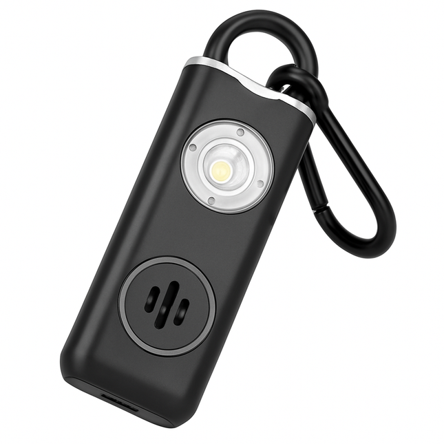 Rechargeable Personal Safety Alarm with Strobe Light