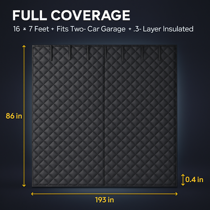 Magnetic Thermal Insulated Garage Door Screen