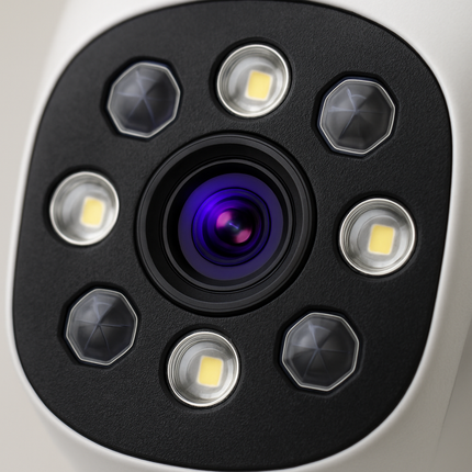 WiFi Bulb Camera Pan Tilt Security Camera with Night Vision