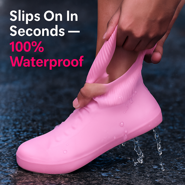 Waterproof Shoe Covers for Rain - Non-Slip Protectors